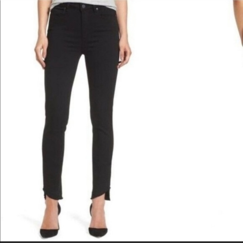 Paige Hoxton Ankle Black Jeans Size 26